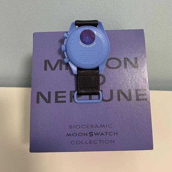 🍪 Swatch x Omega MoonSwatch Mission to Neptune | Bioceramic Blue - Picture 5 of 6
